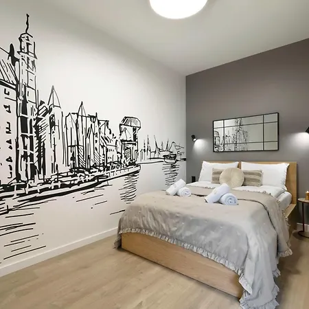 Luksusowy Z Balkonem By Elite شقة غدانسك